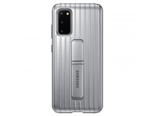 Pouzdro Samsung EF-RG980CSEGEU Protective Standing pro Samsung G980 Galaxy S20 stříbrné