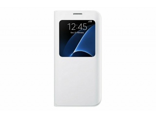 Originální S-View pouzdro EF-CG935PWEGWW s okénkem pro Samsung Galaxy S7 Edge White bílé