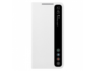 Originální Smart Clear View pouzdro EF-ZG990CWEGEE pro Samsung S21 FE bílé