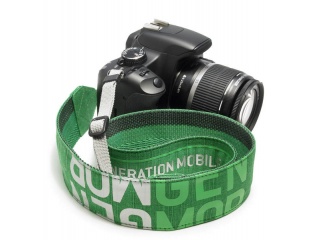 Golla Designový popruh na zrcadlovky SNAP- camera strap, zelený