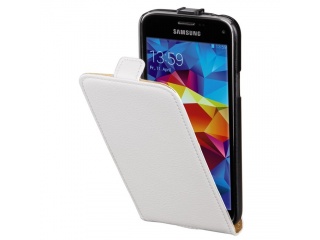 Pouzdro flipové pro Samsung Galaxy S5 mini bílé