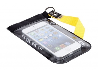 GOLLA univerzální pouzdro na mobil s poutkem a průhledným okýnkem, černo-žluté