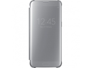 Originální pouzdro Clear View EF-ZG935CSEGWW pro Samsung Galaxy S7 Edge (SM-G935), stříbrná