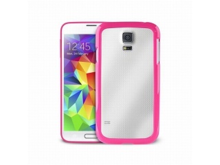 Puro kryt Clear pro Samsung Galaxy S5, růžová