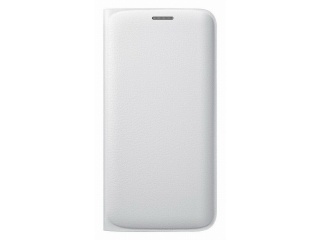 Samsung flipové pouzdro s kapsou EF-WG925P pro Samsung Galaxy S6 edge (SM-G925F), bílá