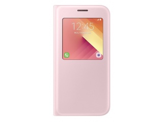 Samsung pouzdro S-View s okénkem EF-CA520PPEGWW pro Samsung Galaxy A5 2017 Pink růžové