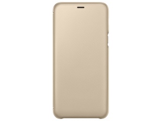 Originální pouzdro Wallet EF-WA605CFEGWW pro Samsung A6 + Plus zlaté