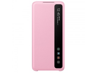 Originální pouzdro Clear S- View EF-ZG980CPEGEU pro Samsung Galaxy S20 růžové