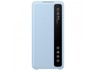 Originální pouzdro Clear View EF-ZG985CLEGEU pro Samsung Galaxy S20 Plus + modré