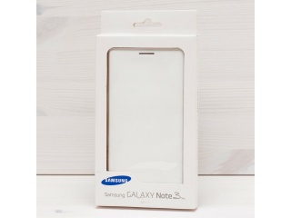 Samsung flipové pouzdro s kapsou EF-WN750BWEG pro Galaxy Note 3 Neo N7505 bílá