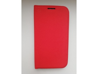 Pouzdro flipové typy kniha s magnetem pro Samsung Note 2 červené