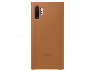 Kryt na mobil Samsung Leather Cover EF-VN975LAEGWW pro Galaxy Note10 + hnědý