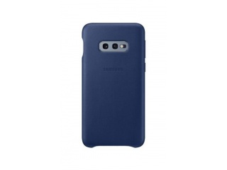Pouzdro na mobil Samsung Leather Cover pro G970 Galaxy S10e Navy modré