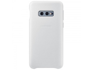 Pouzdro na mobil Samsung Leather Cover pro G970 Galaxy S10e White bílé
