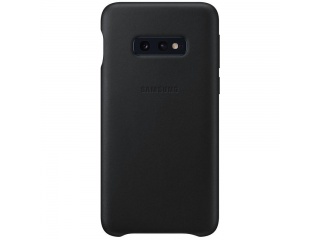 Pouzdro na mobil Samsung Leather Cover pro G970 Galaxy S10e Black černé