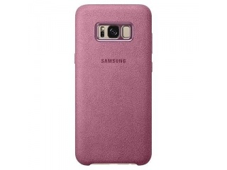 Originální kryt Alcantara Cover pro Samsung Galaxy Samsung S8 + Plus Pink růžová