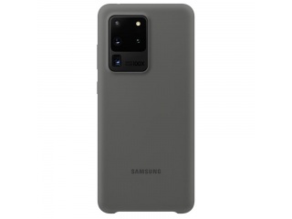 Kryt na mobil Samsung Silicon Cover EF-PG988TJEGEU na Samsung Galaxy S20 Ultra Grey šedý