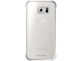 Samsung Clear Cover kryt EF-QG925B pro Samsung Galaxy S6 edge (SM-G925F), stříbrná