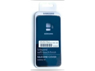 Kryt na mobil Samsung Silicon Cover EF-PG960 pro Samsung Galaxy S9 NAVY BLUE modrý