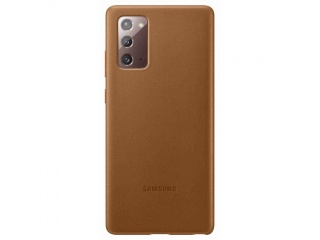 Kryt na mobil Samsung Leather Cover EF-VN980LAEGEU na Galaxy Note 20 hnědý