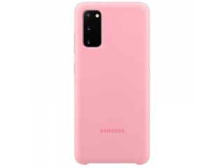 Obal Samsung Silicon Cover EF-PG980TPEGEU na Samsung Galaxy S20 růžový