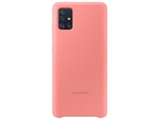 Kryt Samsung Silicon Cover EF-PA515TPEGEU pro Samsung Galaxy A51 růžový