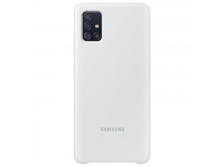 Kryt Samsung Silicon Cover EF-PA515TWEGEU pro Samsung Galaxy A51 bílý