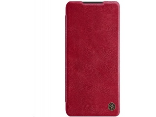 Pouzdro Nillkin Qin Book pro Samsung Galaxy S21 červené
