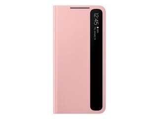 Originální pouzdro Smart Clear View EF-ZG991CPEGEE pro Samsung Galaxy S21 5G PINK růžové