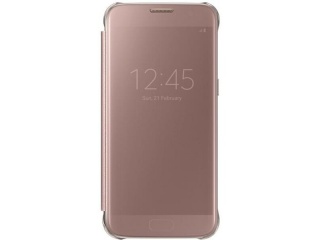 Clear View pouzdro EF-ZG935CZEGWW pro Samsung Galaxy S7 Edge Rose Gold růžovo zlaté
