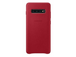 Originalní kožený kryt EF-VG975LREGWW pro Samsung S10 + PLUS červený