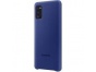 Originální silikonový kryt  EF-PA415TLEGEU pro Samsung A41 modrý