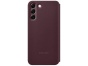 Smart Clear View pouzdro pro Samsung  S22 + PLUS vínové