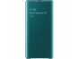Originální Clear View pouzdro pro Samsung S10 Plus + zelené