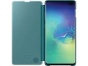Originální Clear View pouzdro pro Samsung S10 Plus + zelené