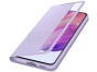 Originální Smart Clear View pouzdro pro Samsung S21 FE fialové