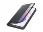 Originální pouzdro Smart Clear View pro Samsung S21 + PLUS černý