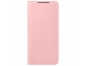 Originální LED View pouzdro pro Samsung S21 + PLUS 5G růžové