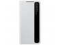 Smart Clear View pouzdro pro Samsung S21 5G Light Gray světle šedé