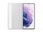 Smart Clear View pouzdro pro Samsung S21 5G Light Gray světle šedé