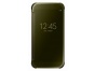 Originální pouzdro Clear View EF-ZG920BFEGWW pro Samsung Galaxy S6  zlaté