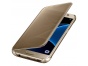 Originální Samsung flipové pouzdro Clear View EF-ZG935CF pro Galaxy S7 edge, zlaté