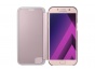 Originální pouzdro Clear View pro Samsung Galaxy A5 2017 PINK růžové