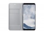 Originál pouzdro LED View Case Silver pro Samsung Galaxy S8 Plus silver