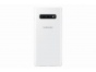Pouzdro na mobil flipové Samsung Clear View pro Galaxy S10 Plus + bílé