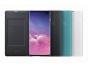 Pouzdro na mobil flipové Samsung LED View pro Galaxy S10+ zelené (EF-NG975PGEGWW)