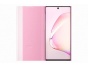 Pouzdro na mobil flipové Samsung Clear View pro Galaxy Note 10 růžové