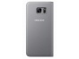 Pouzdro na mobil S-View s okénkem pro Samsung Galaxy S7 Edge  SILVER stříbrné