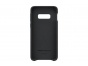 Pouzdro na mobil Samsung Leather Cover Navy pro G970 Galaxy S10e  Black černé