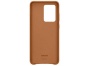 Kryt na mobil Samsung Leather Cover EF-VG988LAEGEU pro Samsung Galaxy S20 Ultra hnědý